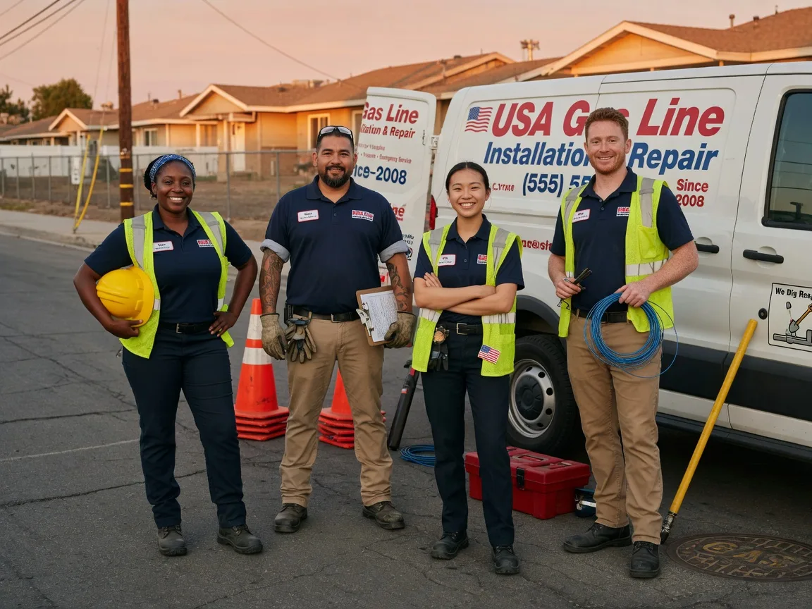 Gas Line Installation company in Wesley, IA